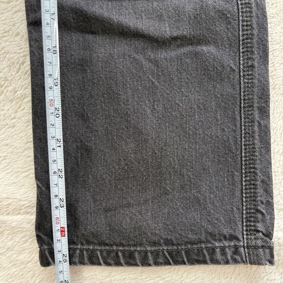 Levis 514 Men's Slim Straight Fit Straight Leg Carpenter Jeans 33x25 Black Denim - Picture 8 of 8